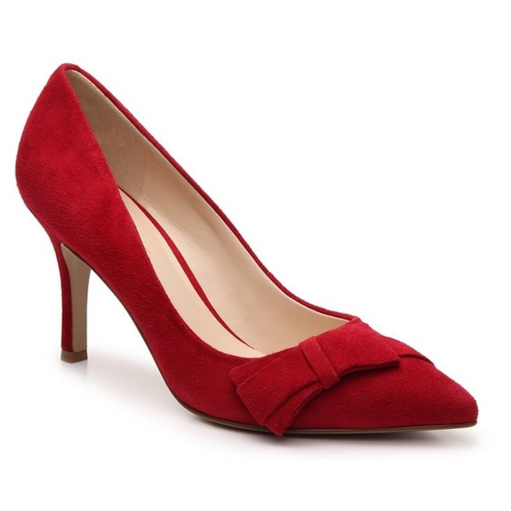 NIB Nine West Scarlet pump - true red